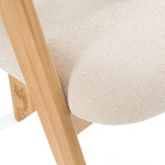 Washington - Modern Beige Fabric + White Oak Dining Chair (Set of 2) by VIG Furniture - View 4