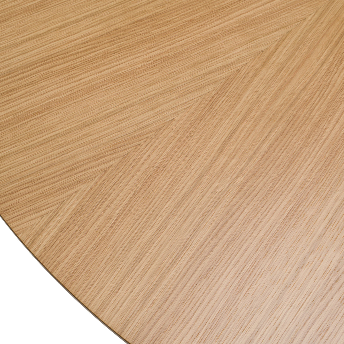 Weiss - Mid-Century Modern Natural Oak Round Dining Table by VIG Furniture - View 5