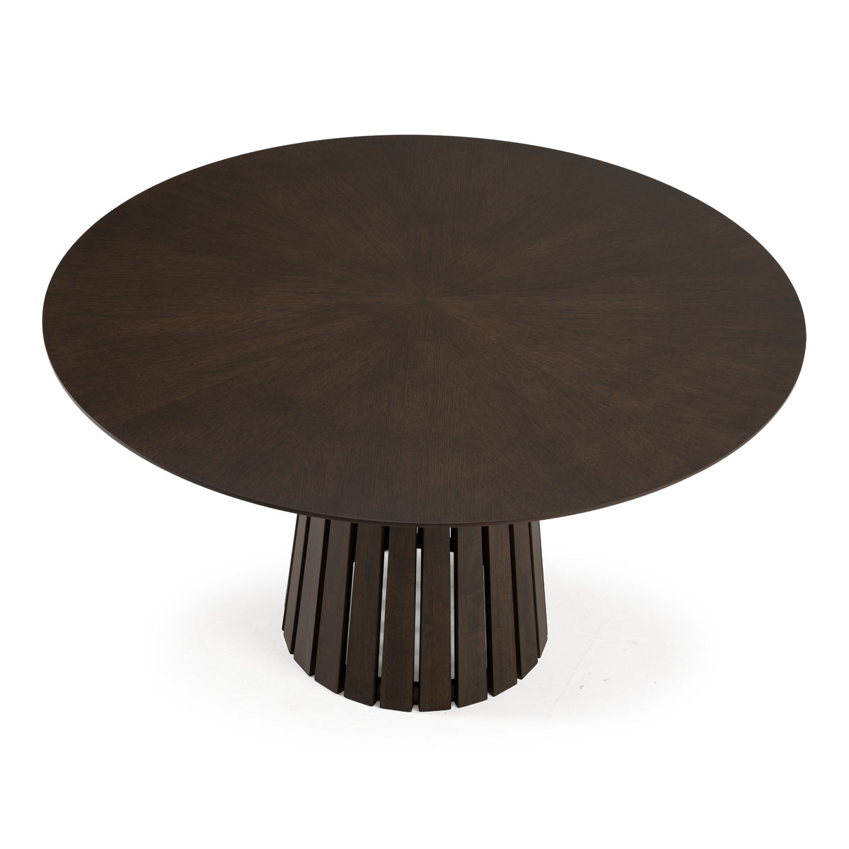 Weiss - Mid-Century Modern Wenge Round Dining Table by VIG Furniture - View 5