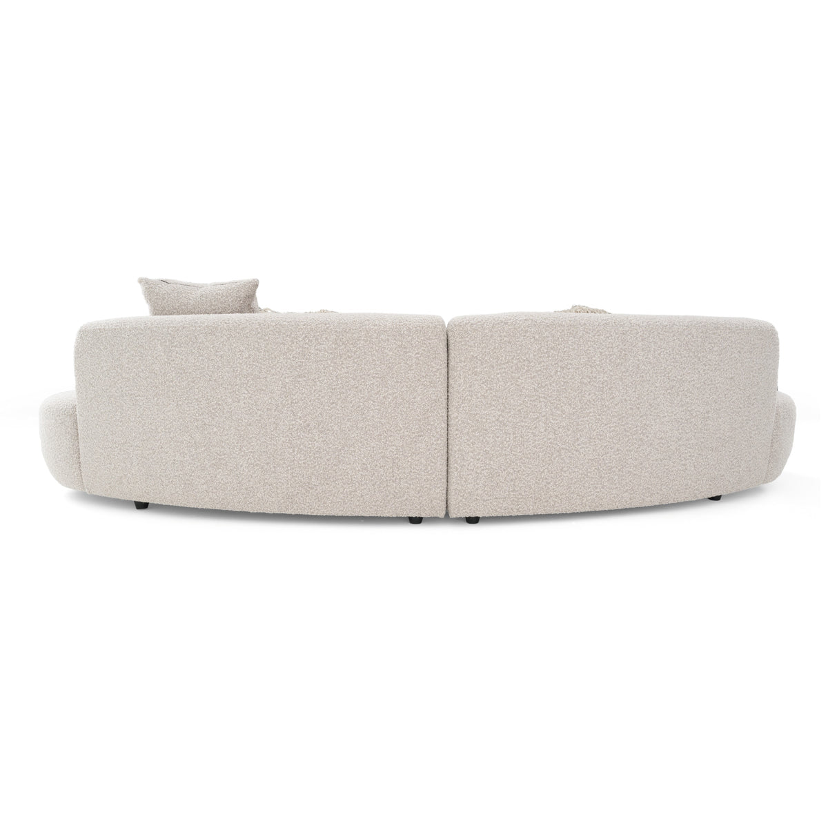 Weldon - Modern Grey Fabric Curved Sectional Sofa by VIG Furniture - View 5