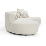 Weldon - Modern Cream Fabric Curved Sectional Sofa by VIG Furniture - View 3