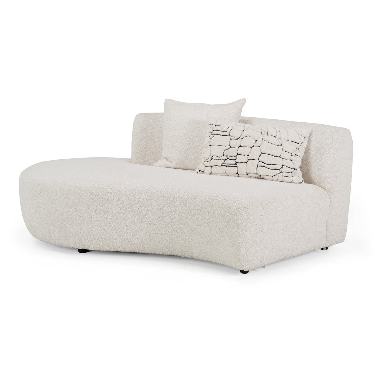 Weldon - Modern Off-White Fabric Curved Sectional Sofa by VIG Furniture - View 10