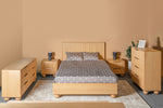 Queen Winters - Modern Natural Oak Bedroom Set by VIG Furniture - View 1