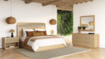 Gavin - Modern Natural Ash + Rattan Bed by VIG Furniture - View 6