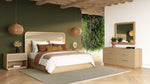 Gavin - Modern Natural Ash + Rattan Bedroom Set by VIG Furniture - View 1