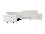 Mini Wonder - Italian Modern White Leather Sectional Sofa with Recliners by VIG Furniture - View 5