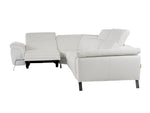 Mini Wonder - Italian Modern White Leather Sectional Sofa with Recliners by VIG Furniture - View 6
