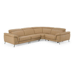 Mini Wonder - Italian Modern Deserto Leather Sectional Sofa with Right Facing Recliner by VIG Furniture - View 1