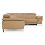 Mini Wonder - Italian Modern Deserto Leather Sectional Sofa with Right Facing Recliner by VIG Furniture - View 3