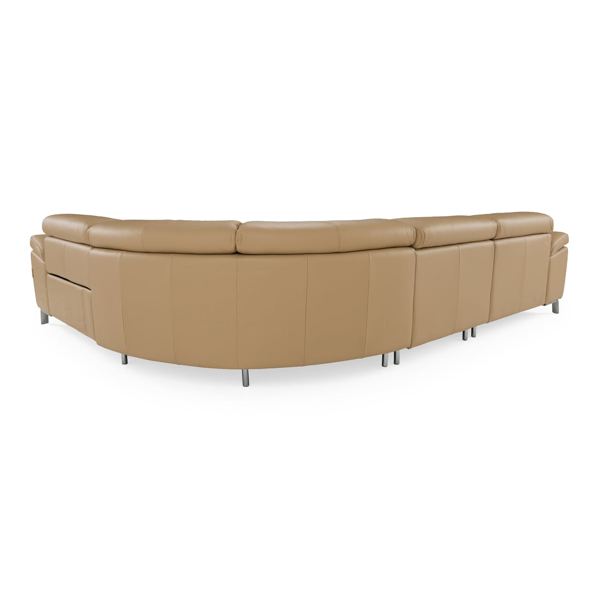 Mini Wonder - Italian Modern Deserto Leather Sectional Sofa with Right Facing Recliner by VIG Furniture - View 4