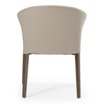 Wynetta Mid-Century Modern Grey Vegan Leather + Grey Ash Dining Chair by VIG Furniture - View 3