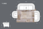 Alexandrina Grey Tufted Velvet Sofa by VIG Furniture - View 2