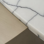 Yano - Modern White Marble + Antique Brass Coffee Table by VIG Furniture - View 7