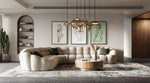 Yolonda - Modern Beige Curved Sectional Sofa by VIG Furniture - View 6