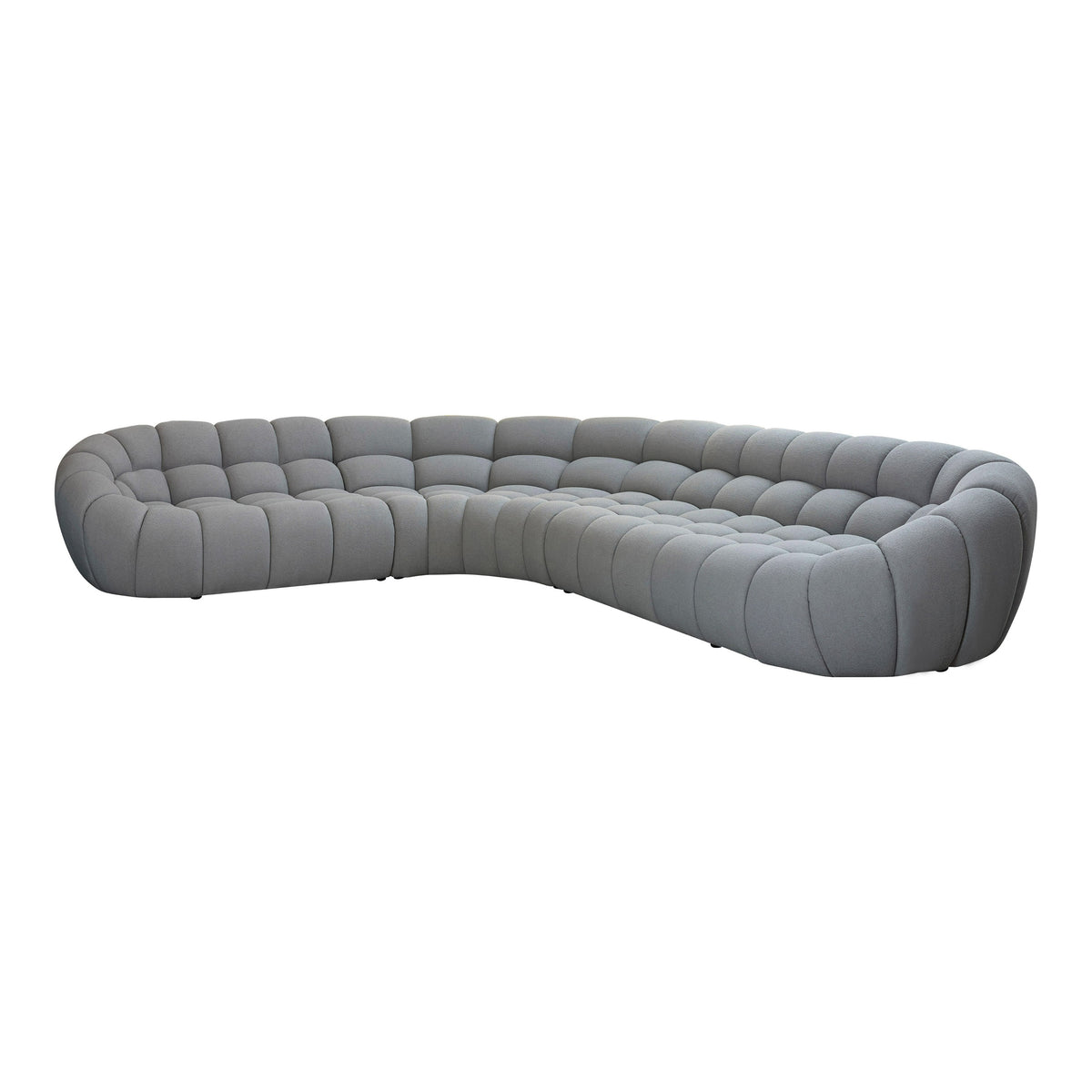 Yolonda - Modern Light Grey Curved Sectional Sofa by VIG Furniture - View 1