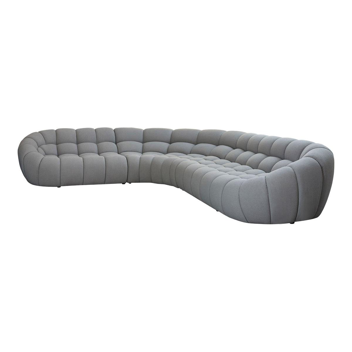 Yolonda - Modern Light Grey Curved Sectional Sofa by VIG Furniture - View 14