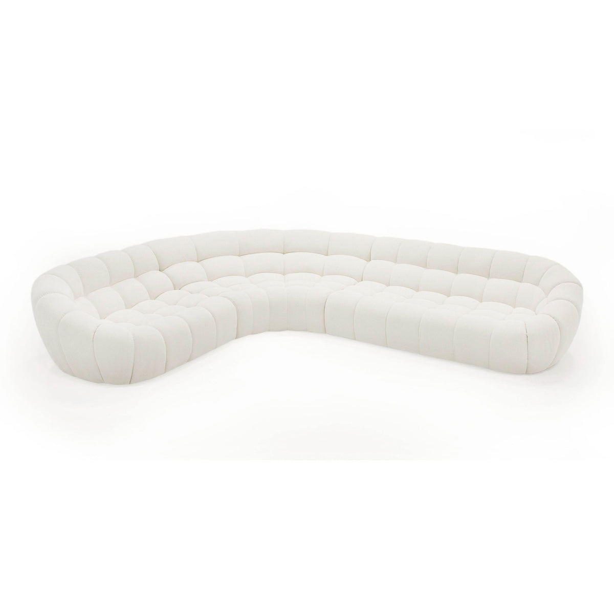 Yolonda - Off-White Fabric Sectional Sofa by VIG Furniture - View 1