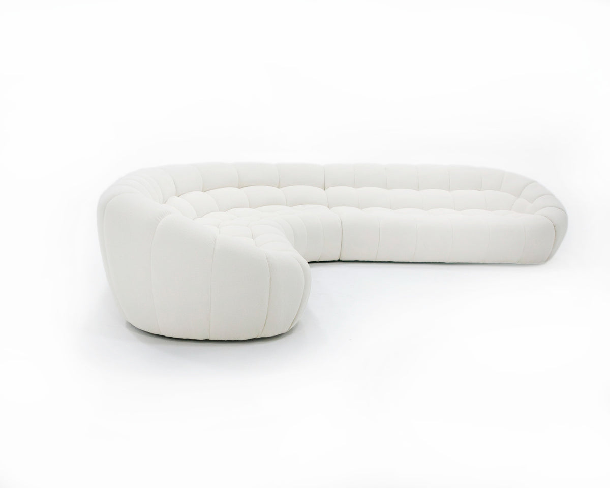 Yolonda - Off-White Fabric Sectional Sofa by VIG Furniture - View 5