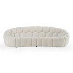 Yolonda - Modern Curved Off-White Fabric Sofa by VIG Furniture - View 1