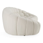 Yolonda - Modern Curved Off-White Fabric Sofa by VIG Furniture - View 3