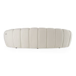 Yolonda - Modern Curved Off-White Fabric Sofa by VIG Furniture - View 4