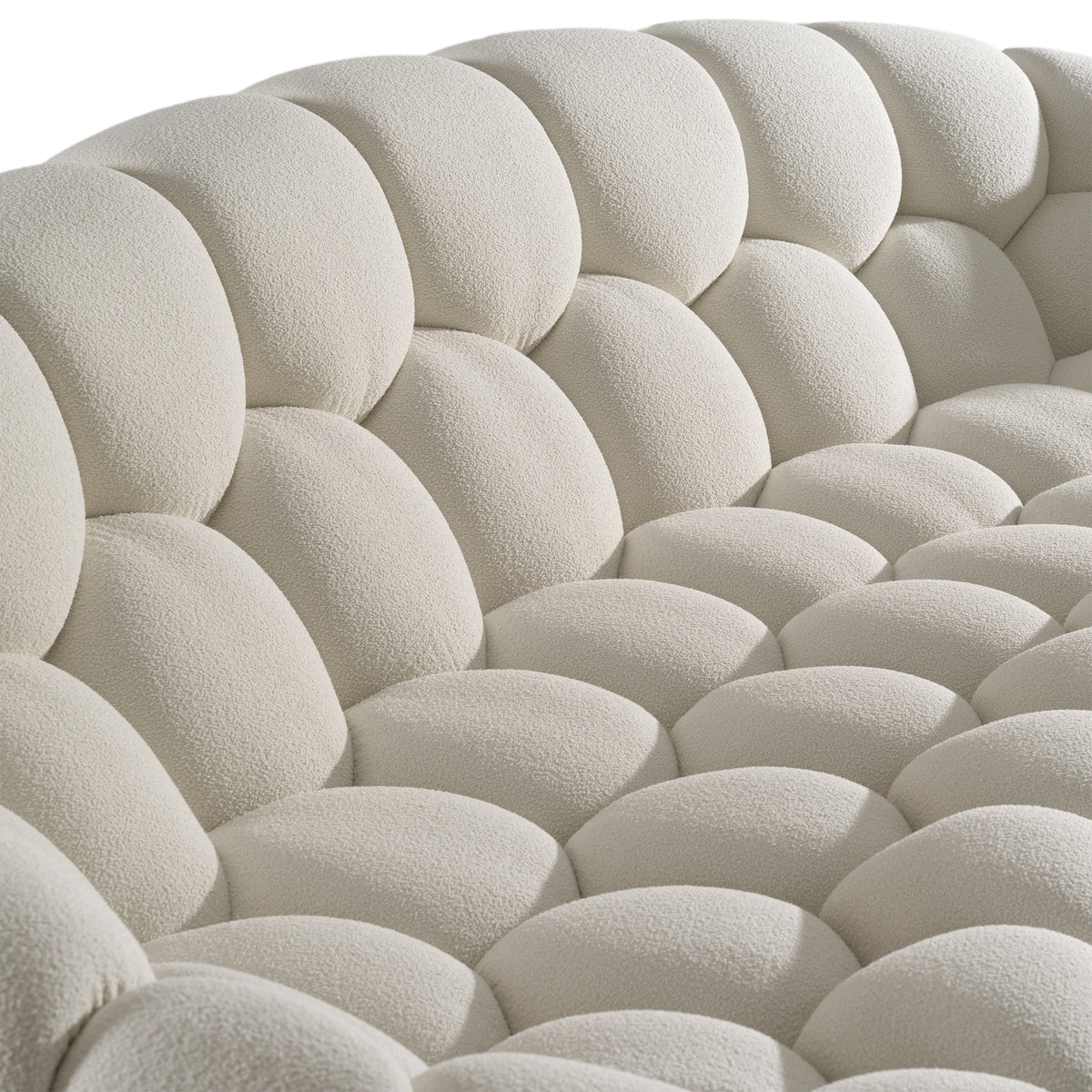Yolonda - Modern Curved Off-White Fabric Sofa by VIG Furniture - View 5