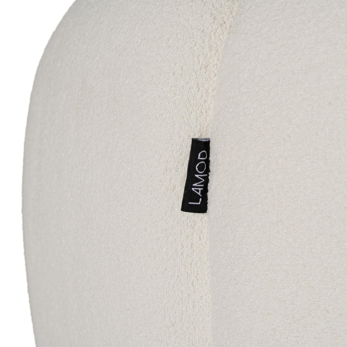Yolonda - Modern Curved Off-White Fabric Sofa by VIG Furniture - View 6