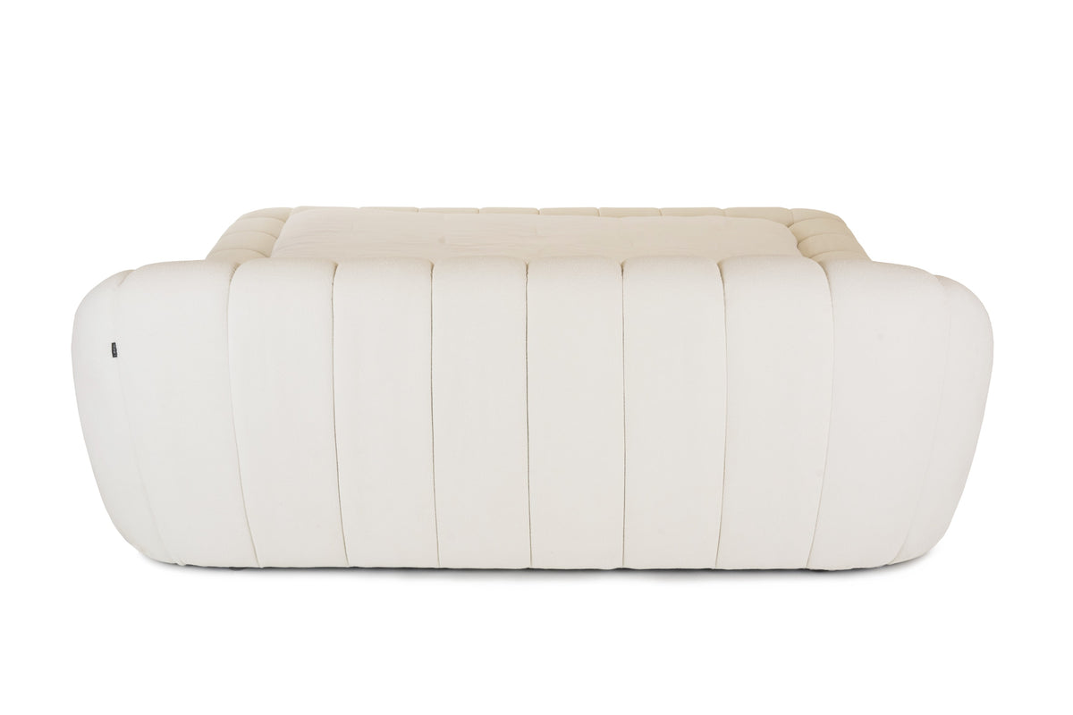 Yolonda - Modern Off-White Fabric Bed by VIG Furniture - View 6
