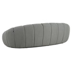 Yolonda - Modern Curved Light Grey Fabric Sofa by VIG Furniture - View 6