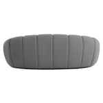 Yolonda - Modern Curved Light Grey Fabric Loveseat by VIG Furniture - View 4