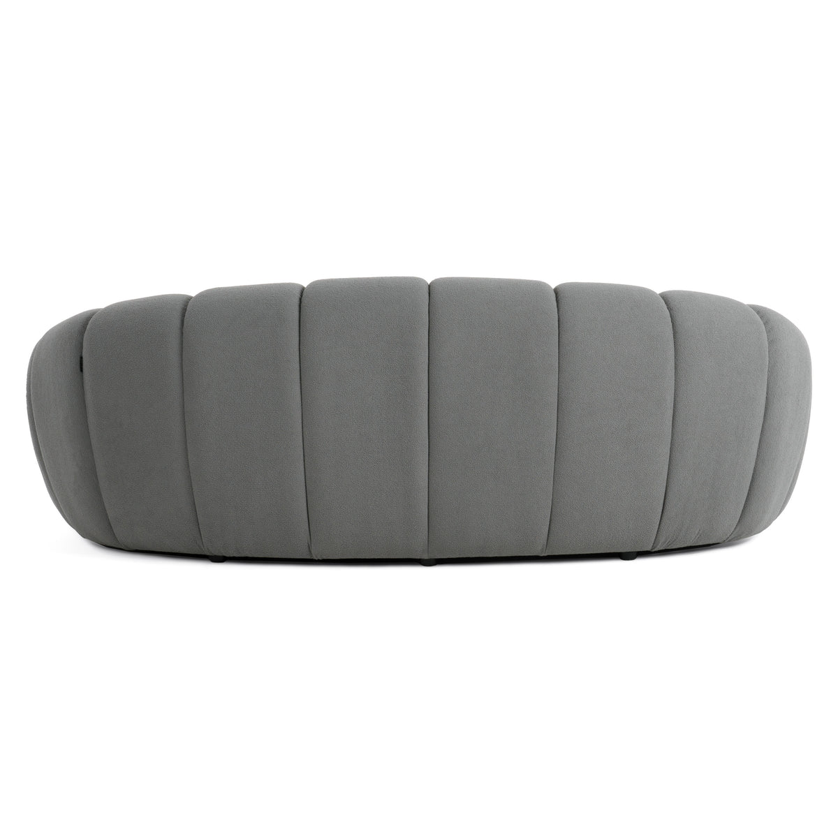 Yolonda - Modern Curved Light Grey Fabric Loveseat by VIG Furniture - View 4