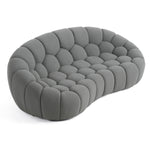 Yolonda - Modern Curved Light Grey Fabric Loveseat by VIG Furniture - View 6