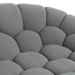 Yolonda - Modern Curved Light Grey Fabric Loveseat by VIG Furniture - View 7