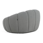 Yolonda - Modern Curved Light Grey Fabric Chair by VIG Furniture - View 5