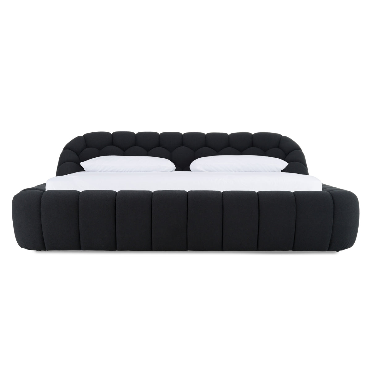 Yolonda - Modern Black Fabric Bed by VIG Furniture - View 1