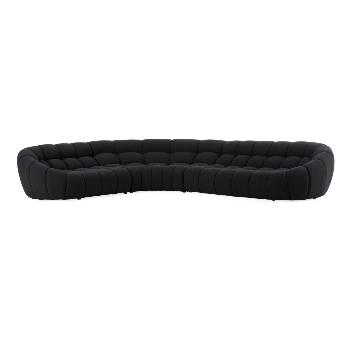 Yolonda - Black Fabric Sectional Sofa by VIG Furniture - View 1