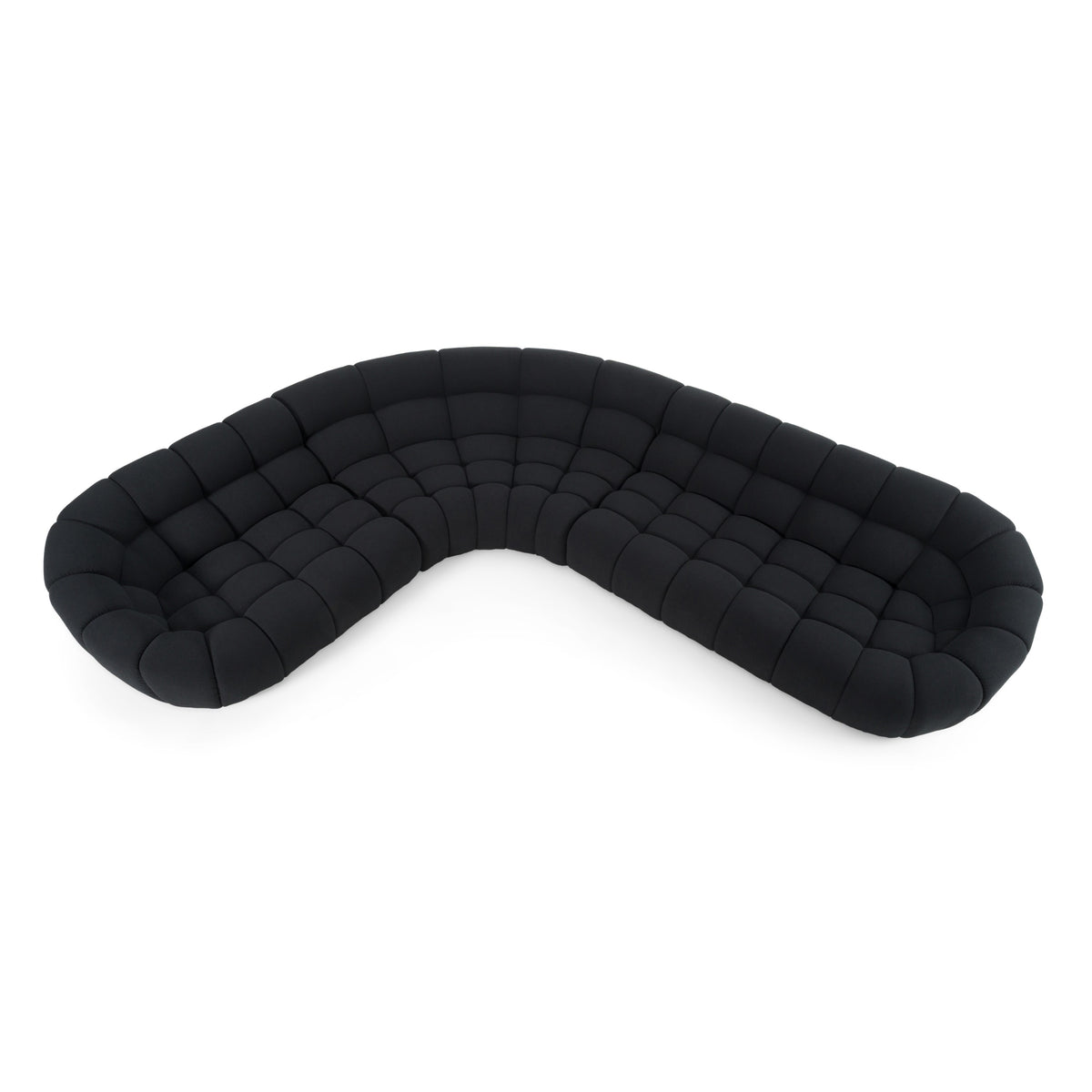 Yolonda - Black Fabric Sectional Sofa by VIG Furniture - View 4