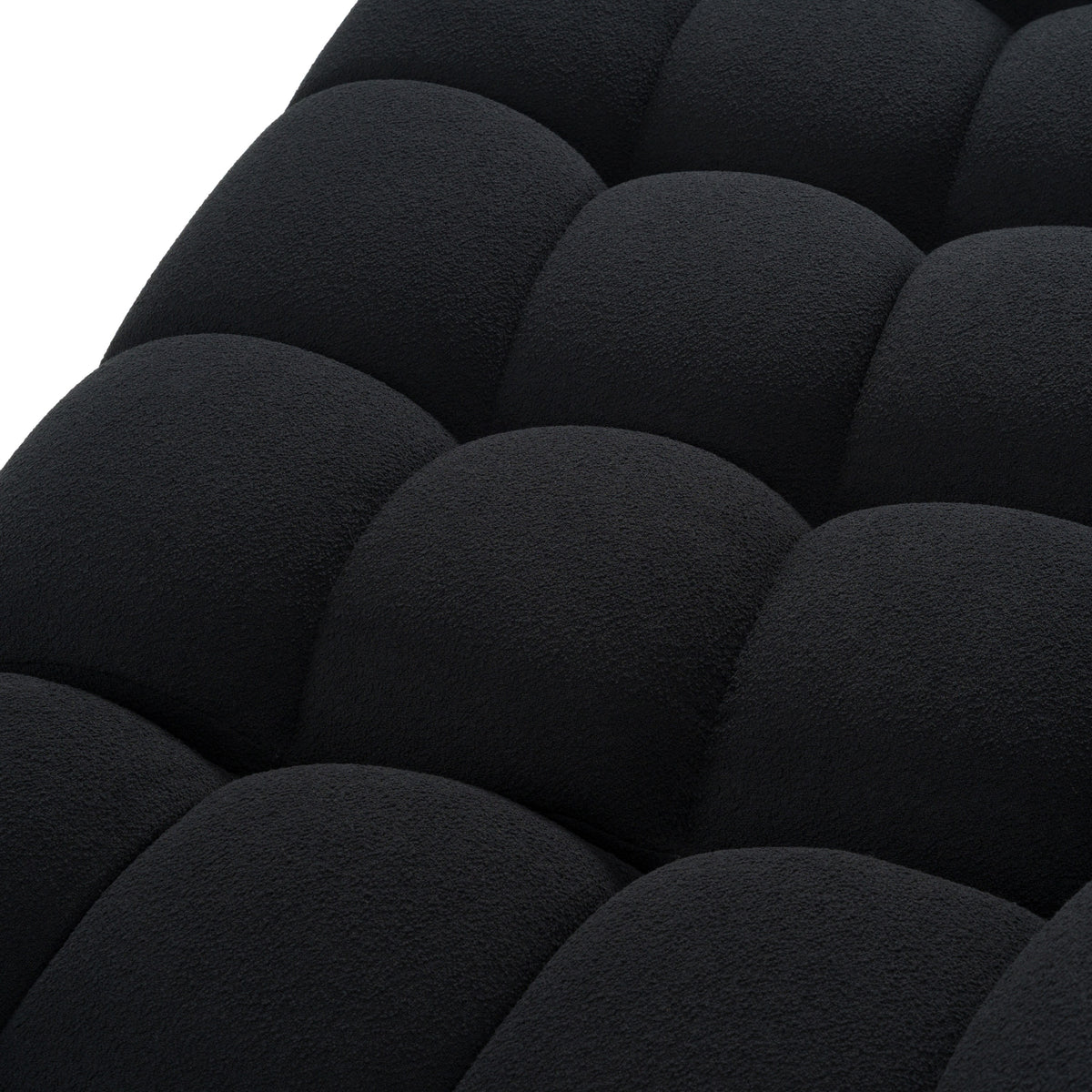 Yolonda - Black Fabric Sectional Sofa by VIG Furniture - View 6