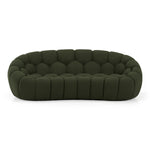 Yolonda - Modern Curved Green Fabric Loveseat by VIG Furniture - View 1