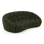 Yolonda - Modern Curved Green Fabric Loveseat by VIG Furniture - View 9