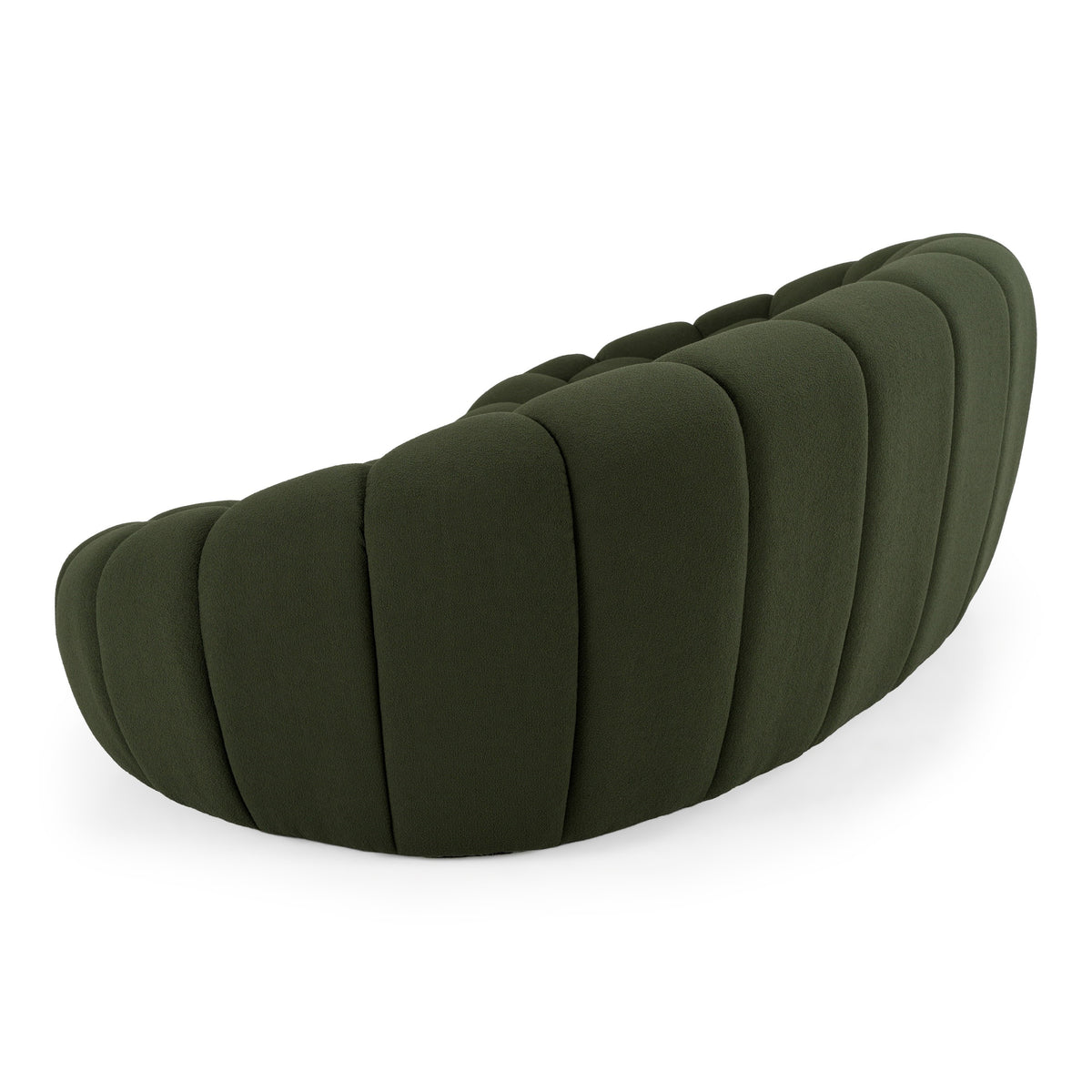 Yolonda - Modern Curved Green Fabric Loveseat by VIG Furniture - View 11