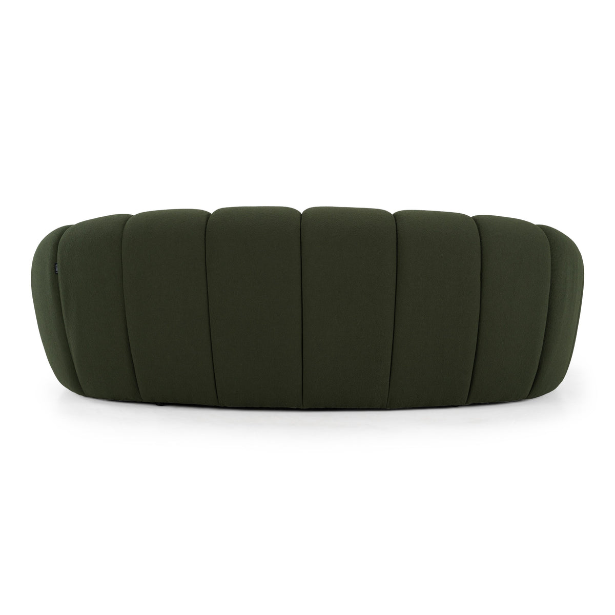 Yolonda - Modern Curved Green Fabric Loveseat by VIG Furniture - View 12