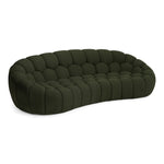 Yolonda - Modern Curved Green Fabric Sofa by VIG Furniture - View 12