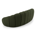 Yolonda - Modern Curved Green Fabric Sofa by VIG Furniture - View 14