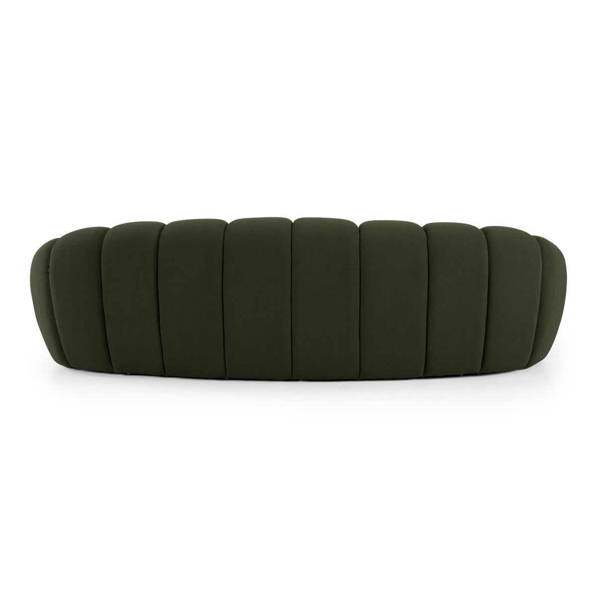 Yolonda - Modern Curved Green Fabric Sofa by VIG Furniture - View 15