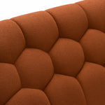 Yolonda - Modern Orange Fabric Bed by VIG Furniture - View 6