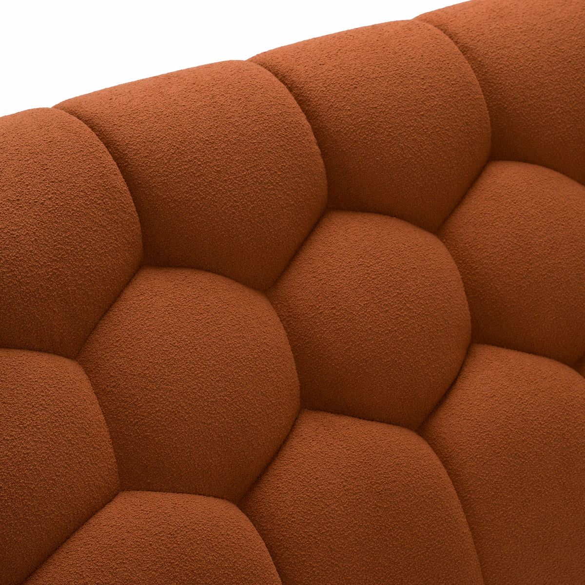 Yolonda - Modern Orange Fabric Bed by VIG Furniture - View 6
