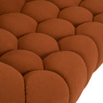 Yolonda - Modern Curved Orange Fabric Loveseat by VIG Furniture - View 7