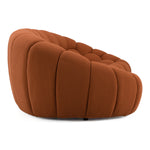 Yolonda - Modern Curved Orange Fabric Sofa by VIG Furniture - View 5
