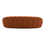 Yolonda - Modern Curved Orange Fabric Sofa by VIG Furniture - View 7